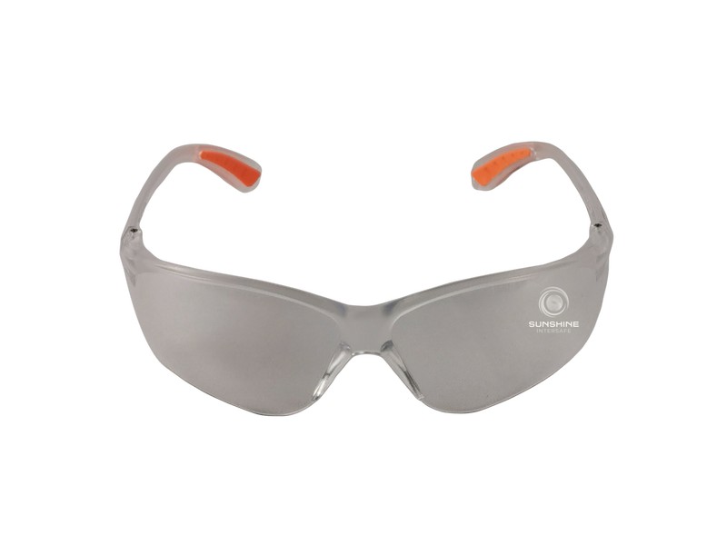 แว่นตานิรภัยทรงสปอร์ตเลนส์ใส AF100 9006 (SUNSAFE)