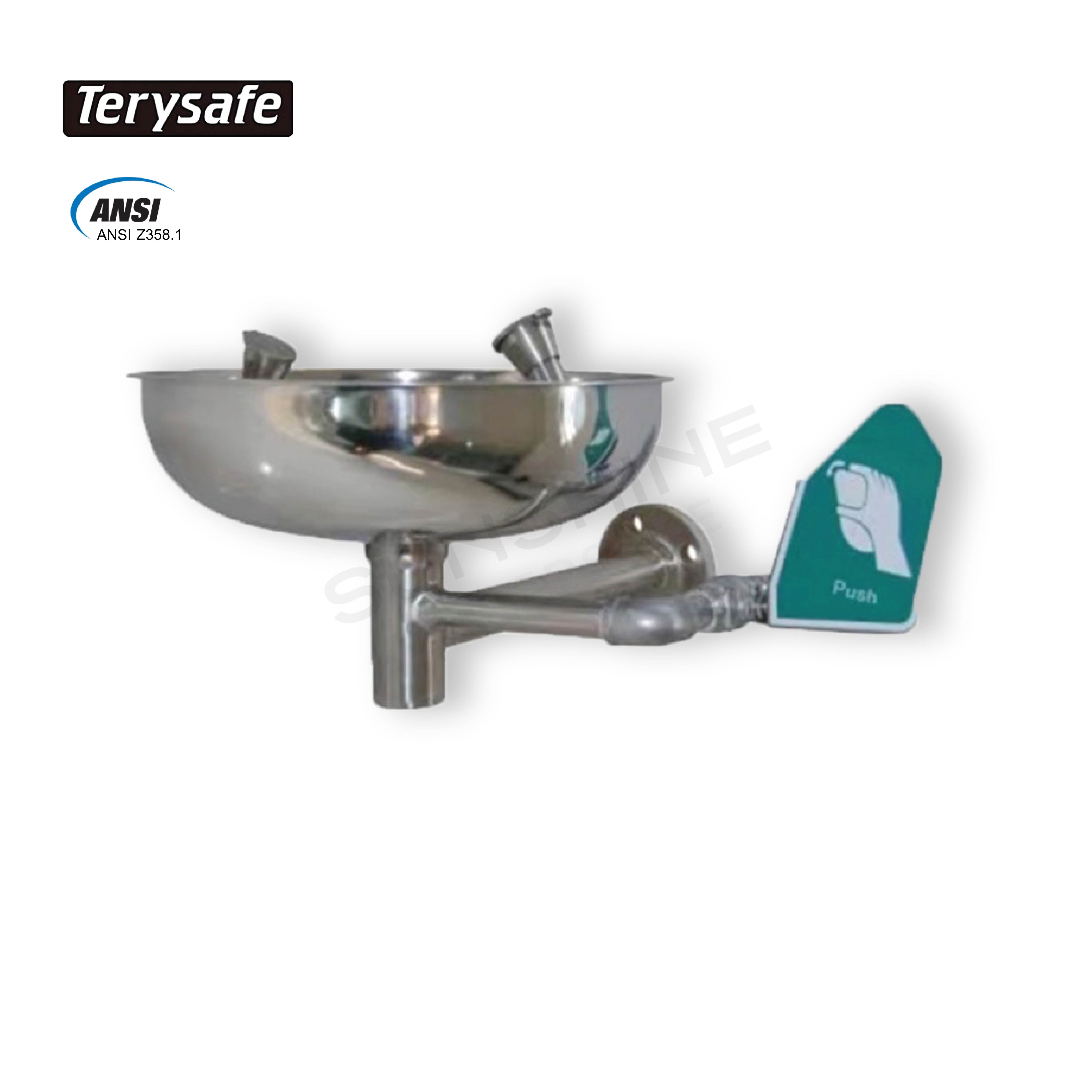 TERYSAFE รุ่น SS-B100 อ่างล้างตาฉุกเฉินนติดผนัง
